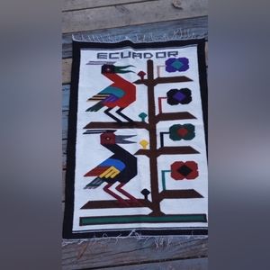 Ecuador Hand woven tapestry